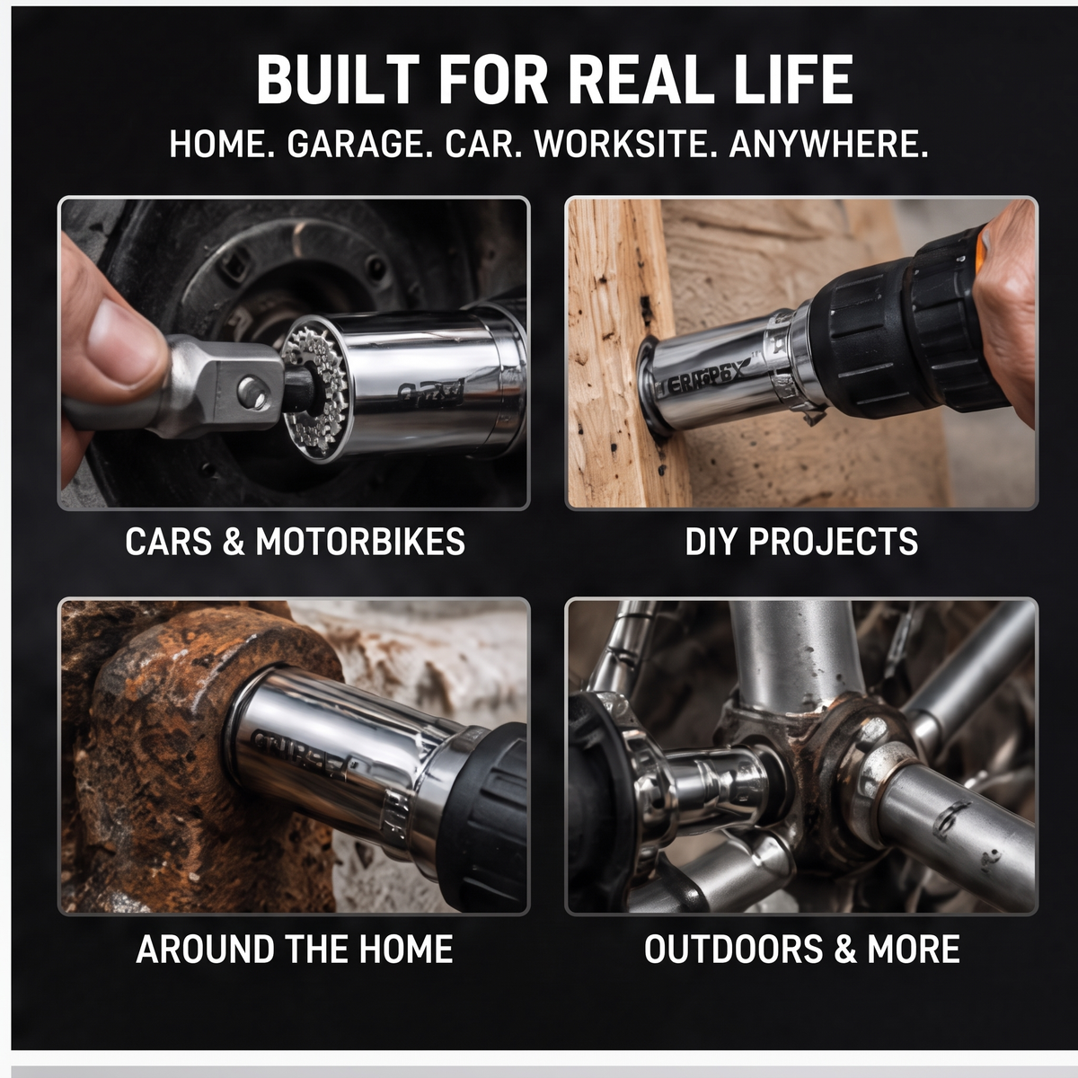 GRIPPEX built for real life - home garage car worksite anywhere